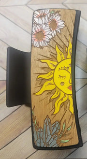 Sun and Crystal Claw Clip