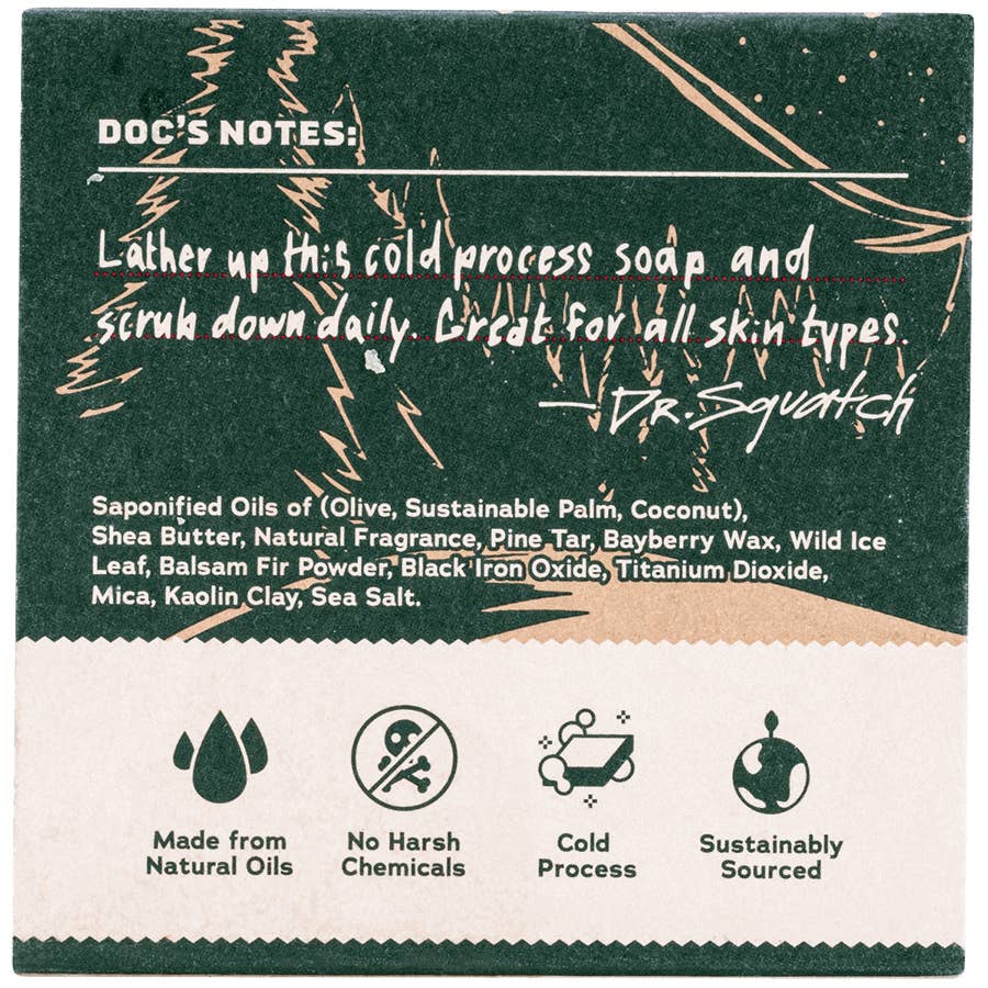 Snowy Pine Tar Bar Soap
