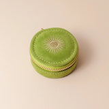 Green Travel Jewelry Case