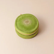 Green Travel Jewelry Case