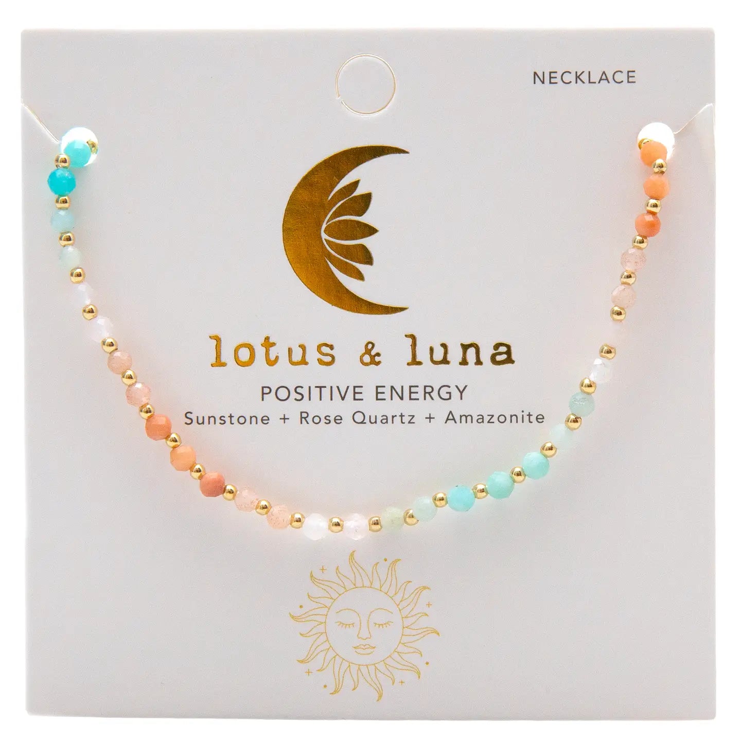 Positive Energy Healing Beaded Necklace