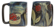 Ladybug Square Stoneware Mug
