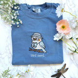 Embroidered Bird Nerd Tee