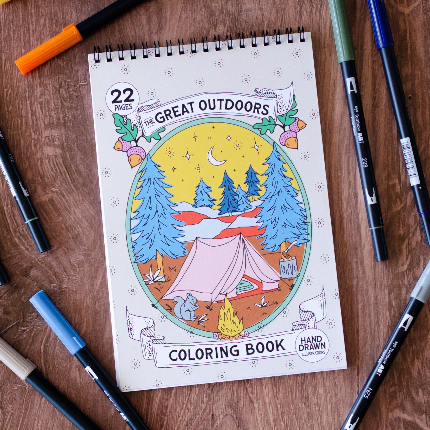 Outdoor Adventure Coloring Book