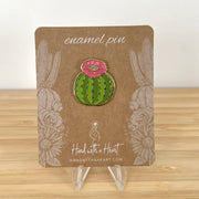Barrel Cactus Enamel Pin