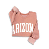 Arizona Mineral Wash Sweatshirt - Mineral Peach Orange