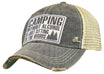 Camping Distressed Trucker