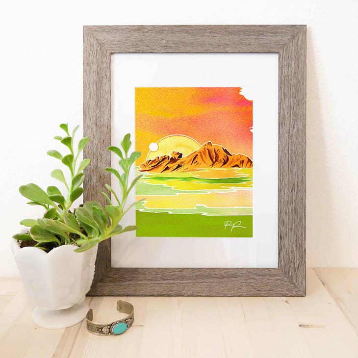 Camelback Mirage 8 x 10 Art Print