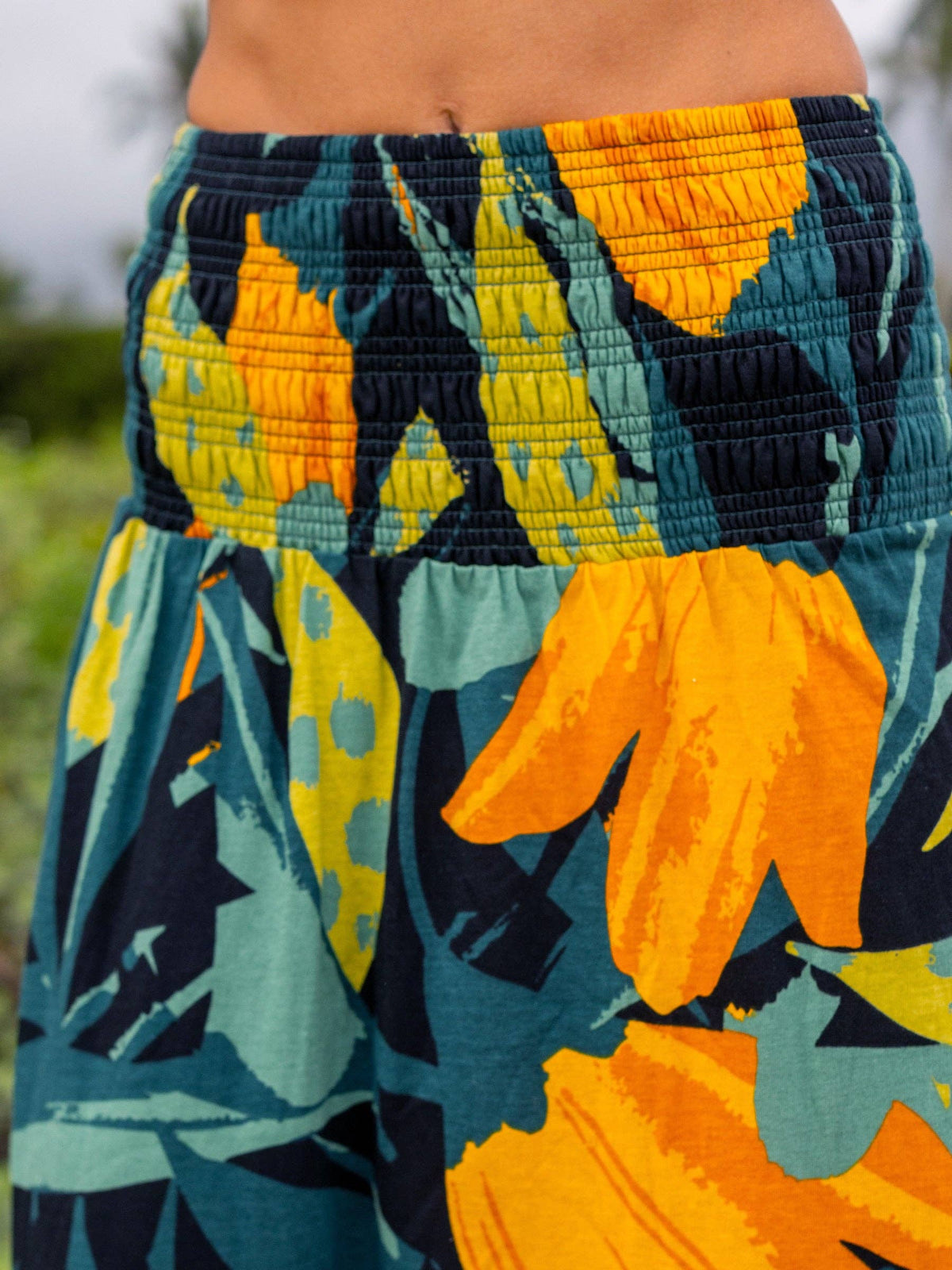 Smocked Skirt