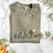 Respect The Locals Desert Embroidered Tee