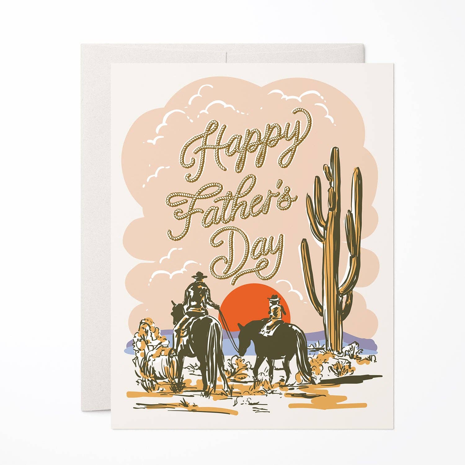 Trail Ride Father's Day Card