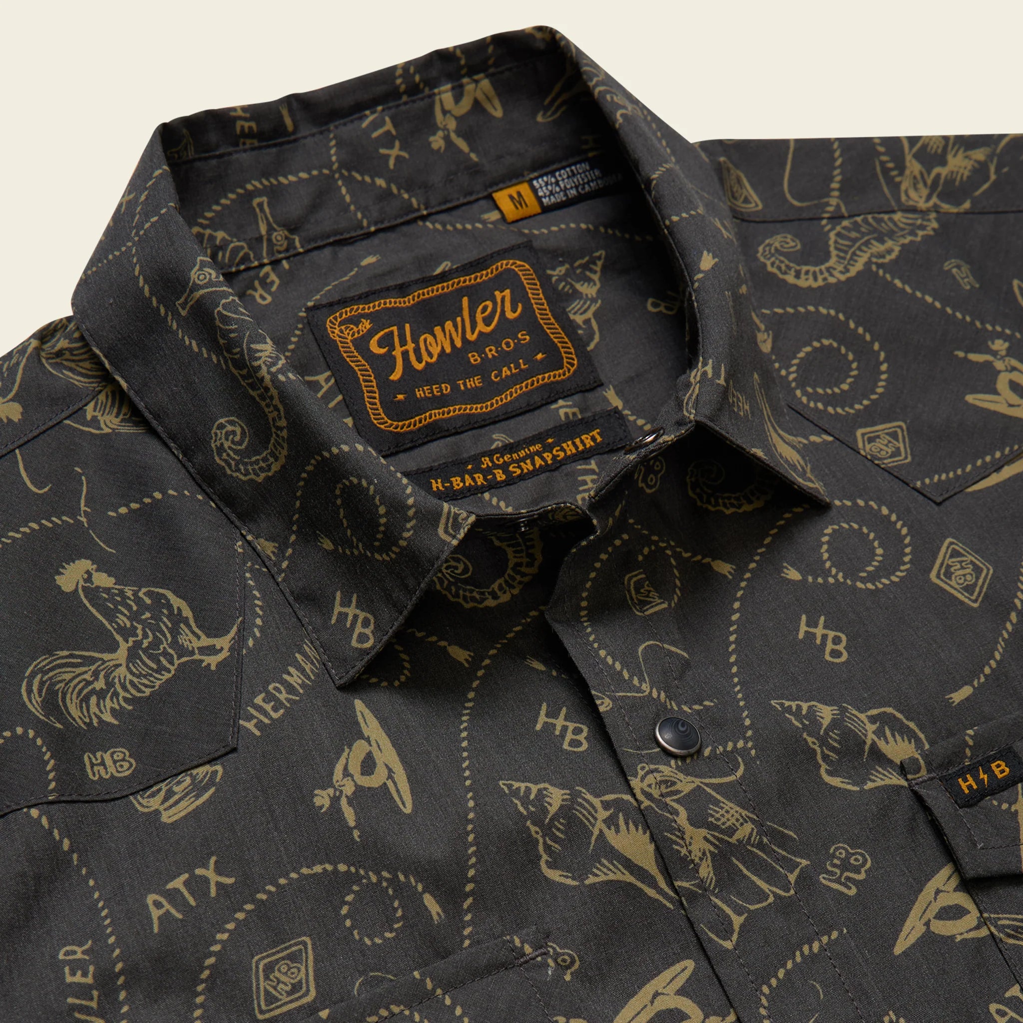 Sea Rodeo Antique Black - Snapshirt