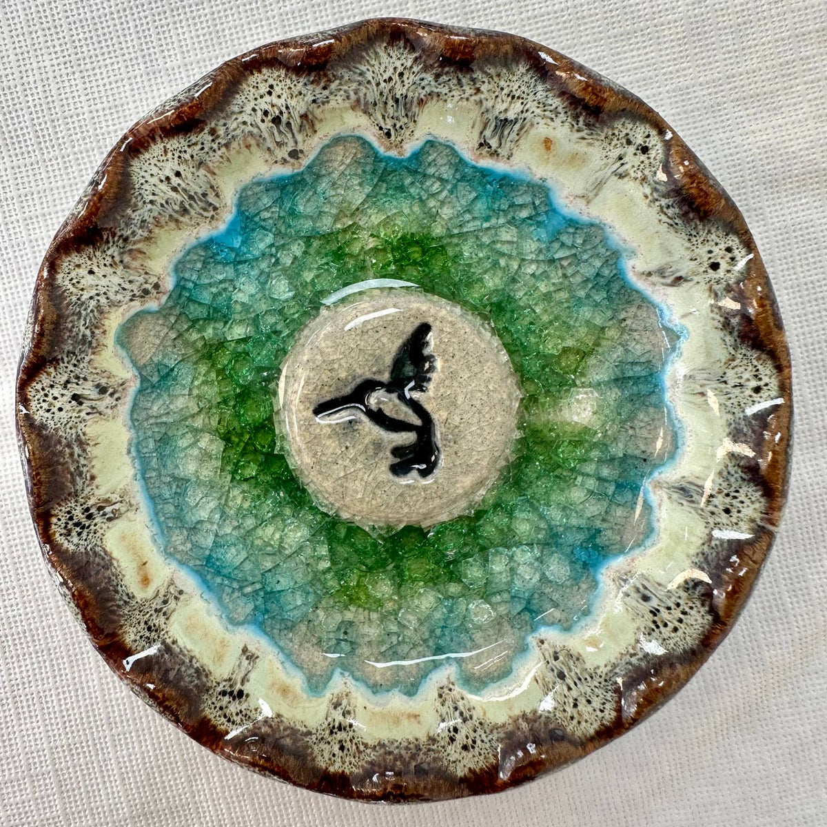 Icon Dish Hummingbird Trinket Tray