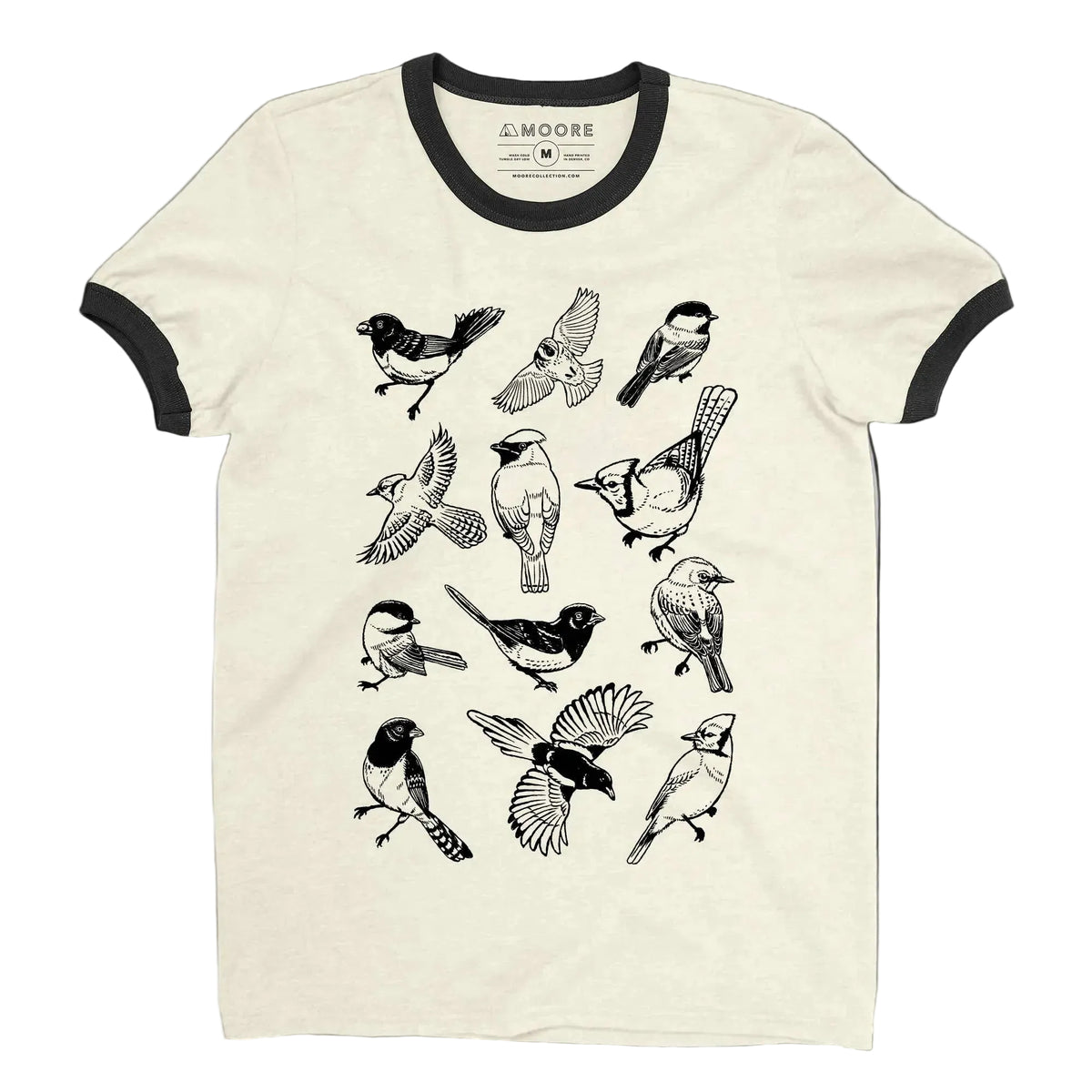 Bird Season Ringer Tee