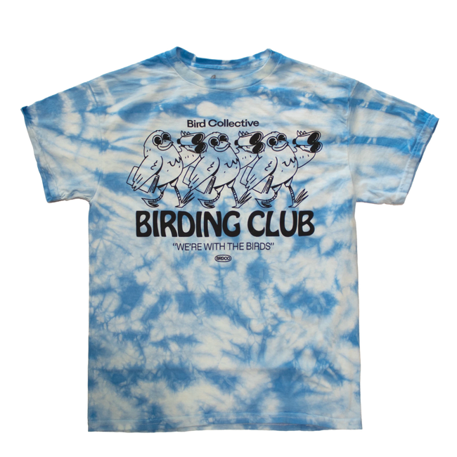 Birding Club Tie Dye Tee