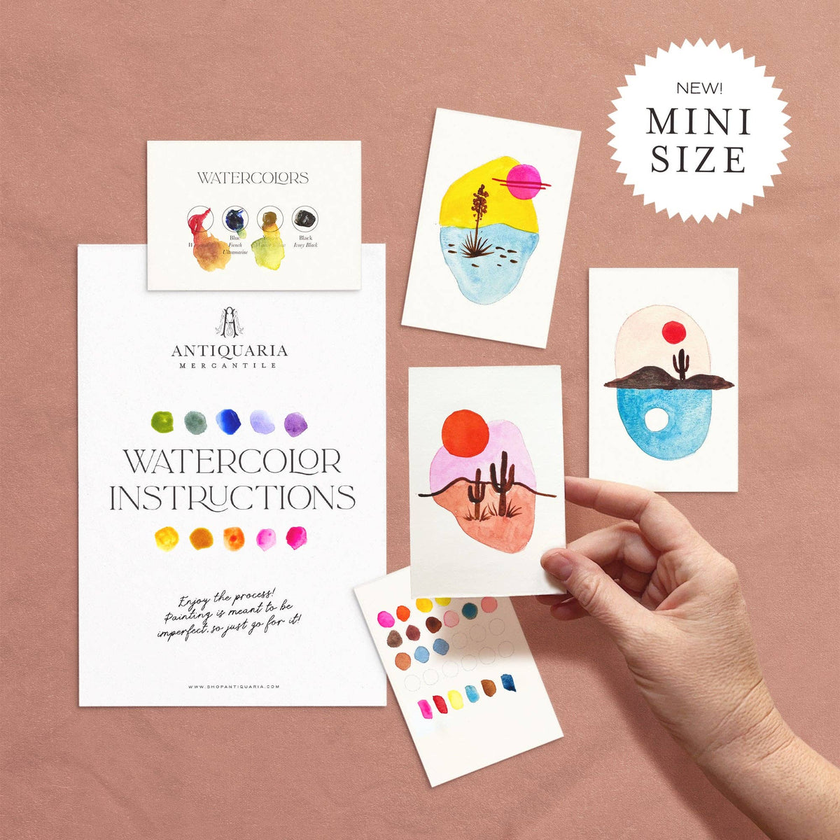 Mini Watercolor Kit: Desert Landscapes