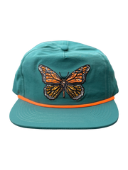 Monarch Butterfly Flat Brim Hat