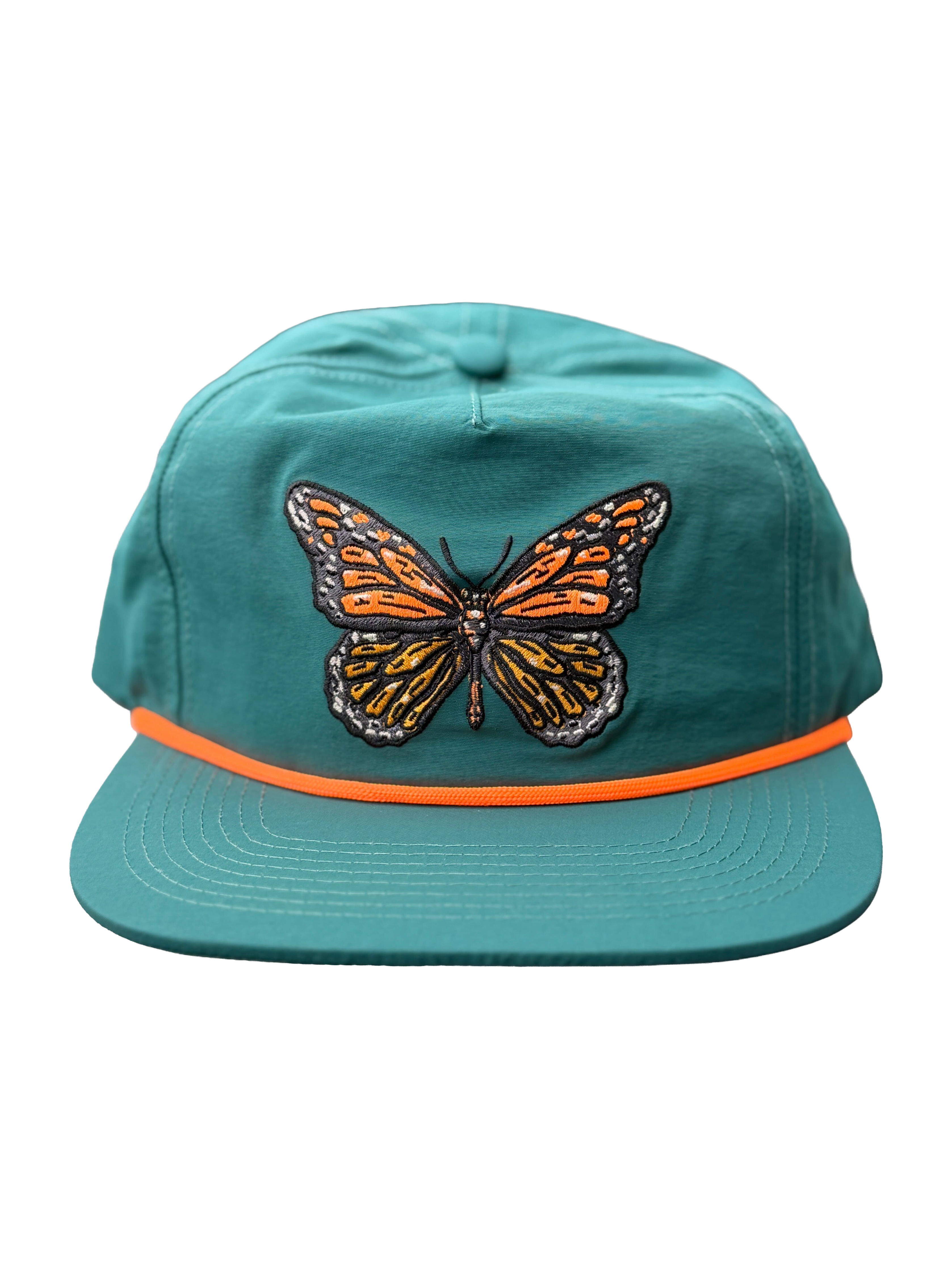 Monarch Butterfly Flat Brim Hat