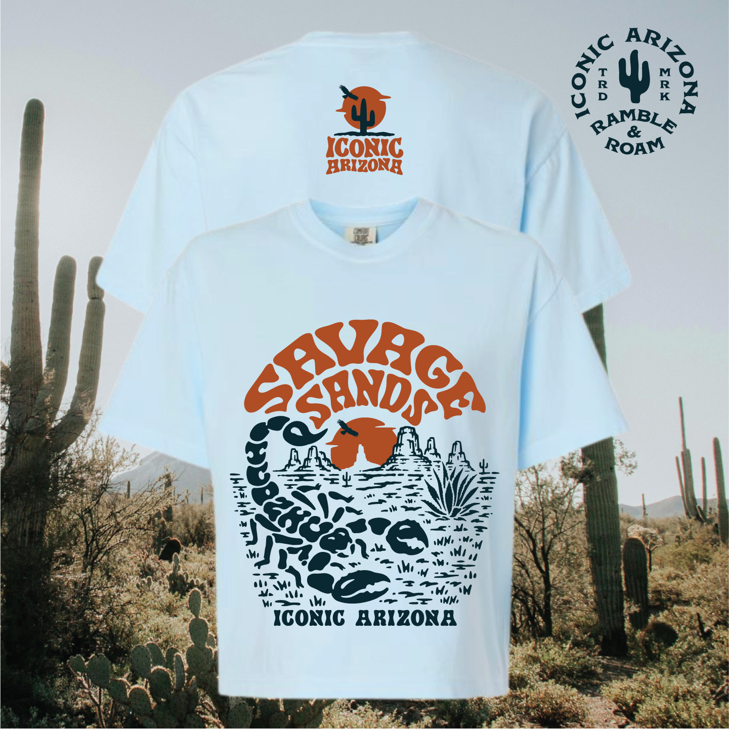 Savage Sands Ladies Boxy Crop Tee