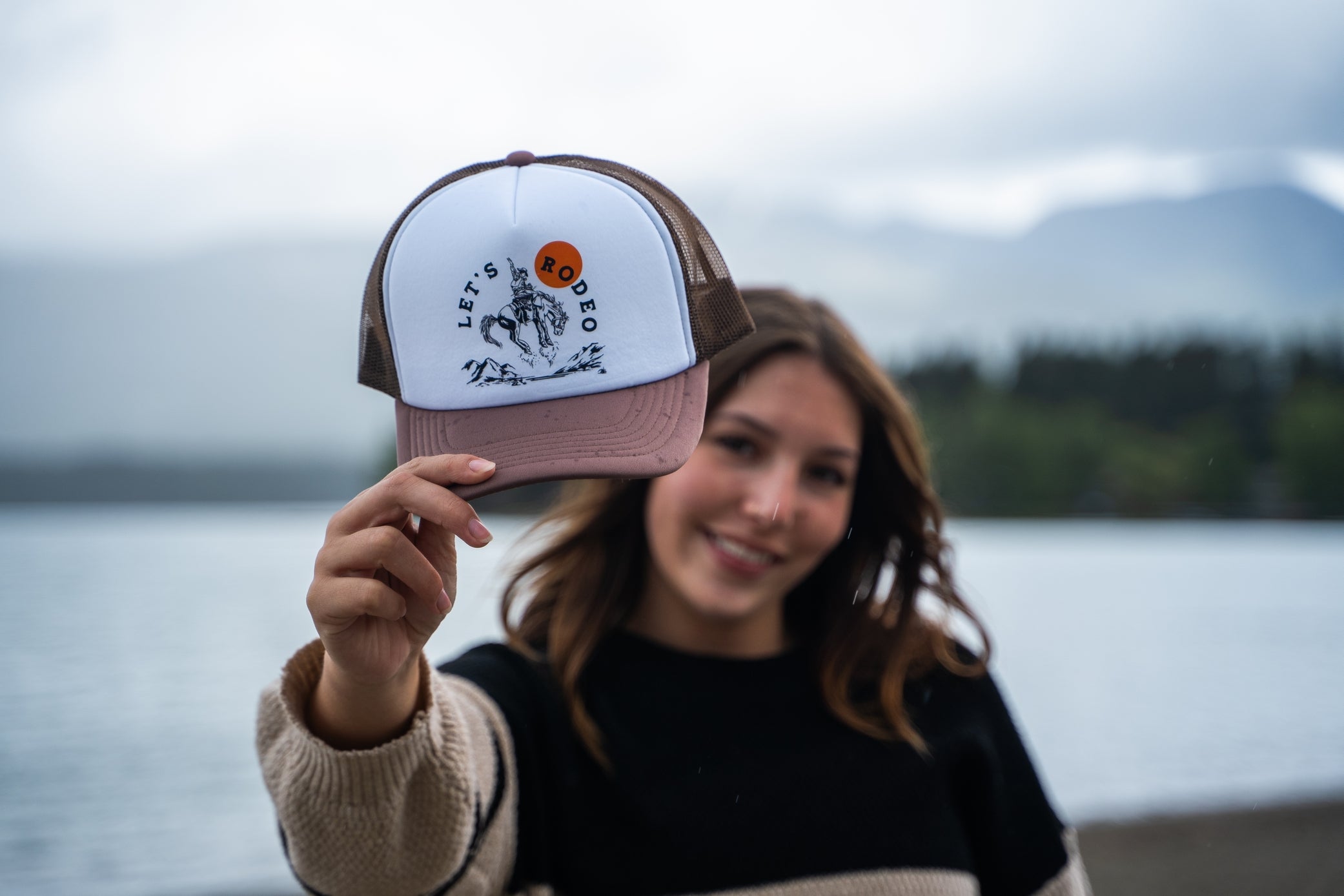 Let's Rodeo Foam Trucker - Taupe