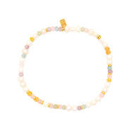 Venice Mixed Bead Stretch Anklet