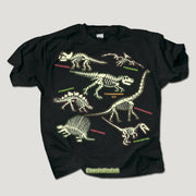 Electric Dinos Cotton Youth T-shirt
