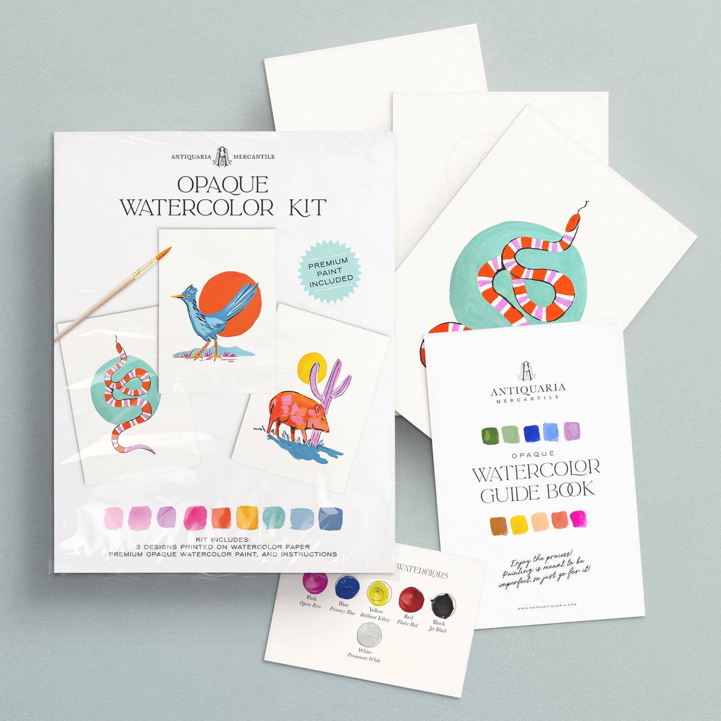Watercolor Kit - Southwest Animals