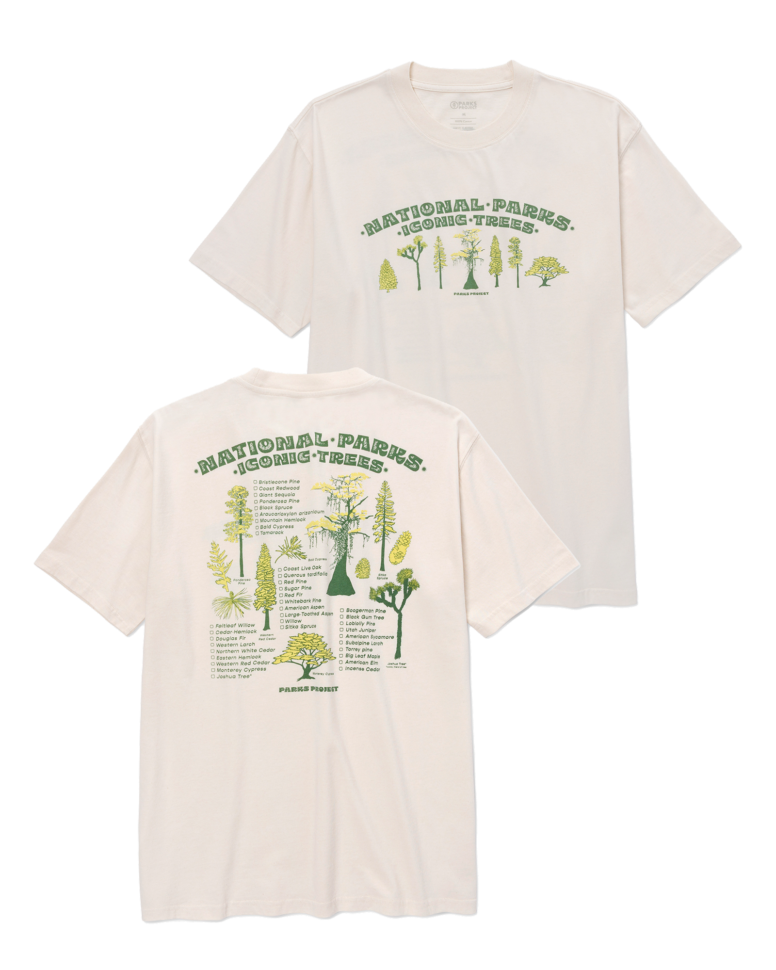 Iconic Trees Checklist Tee
