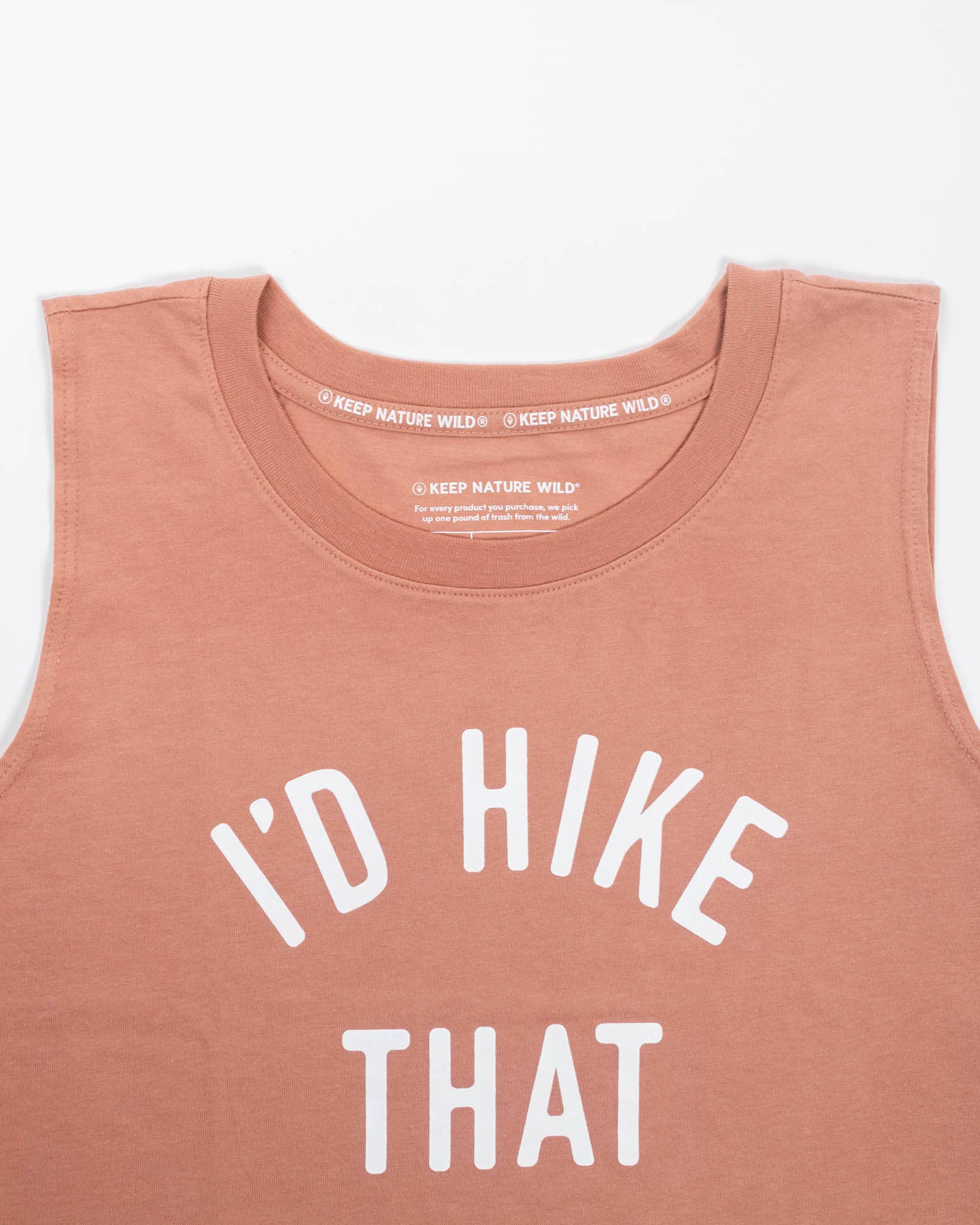 I'd Hike That Women's Tank - Canyon Rose
