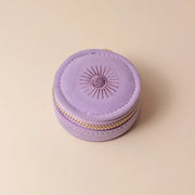 Lavender Travel Jewelry Case
