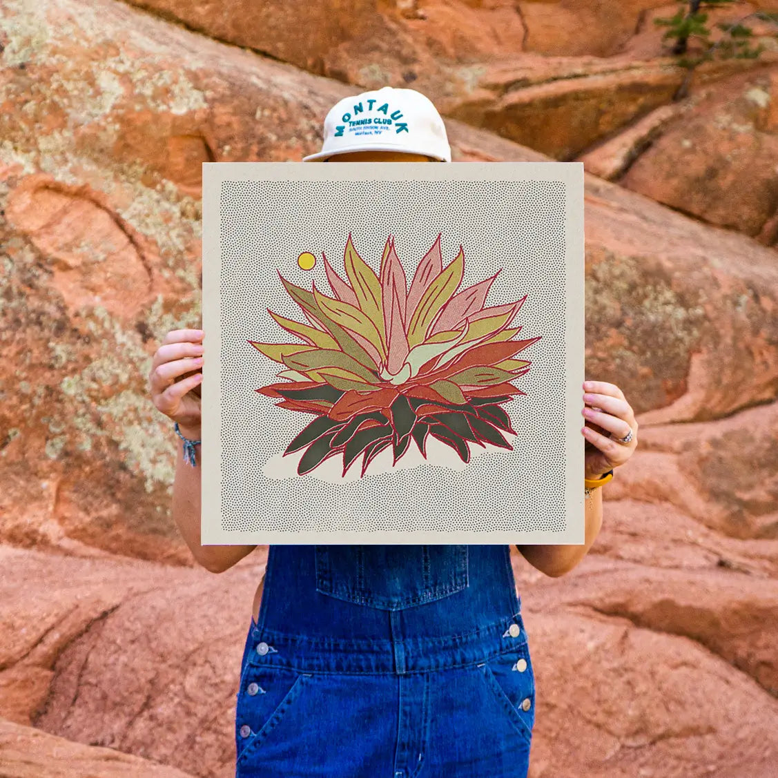 Rainbow Aloe - 12 x 12 Print