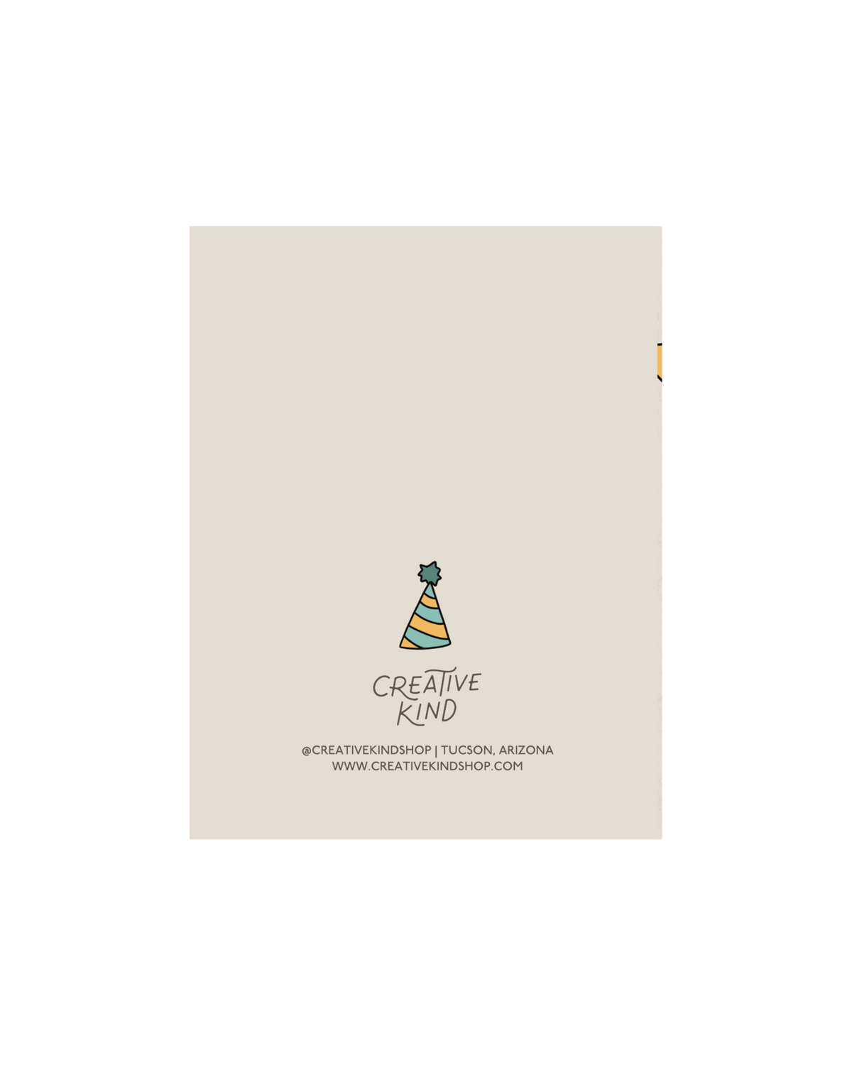 Caution Rattlesnake Birthday Card