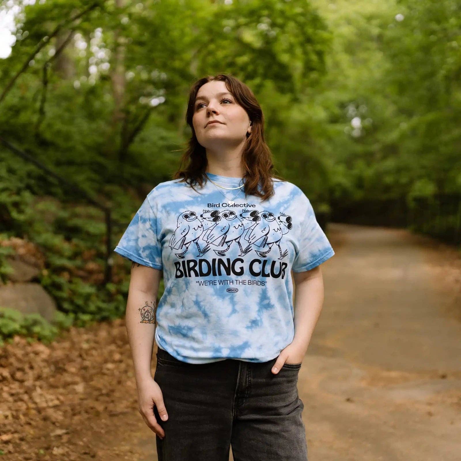 Birding Club Tie Dye Tee