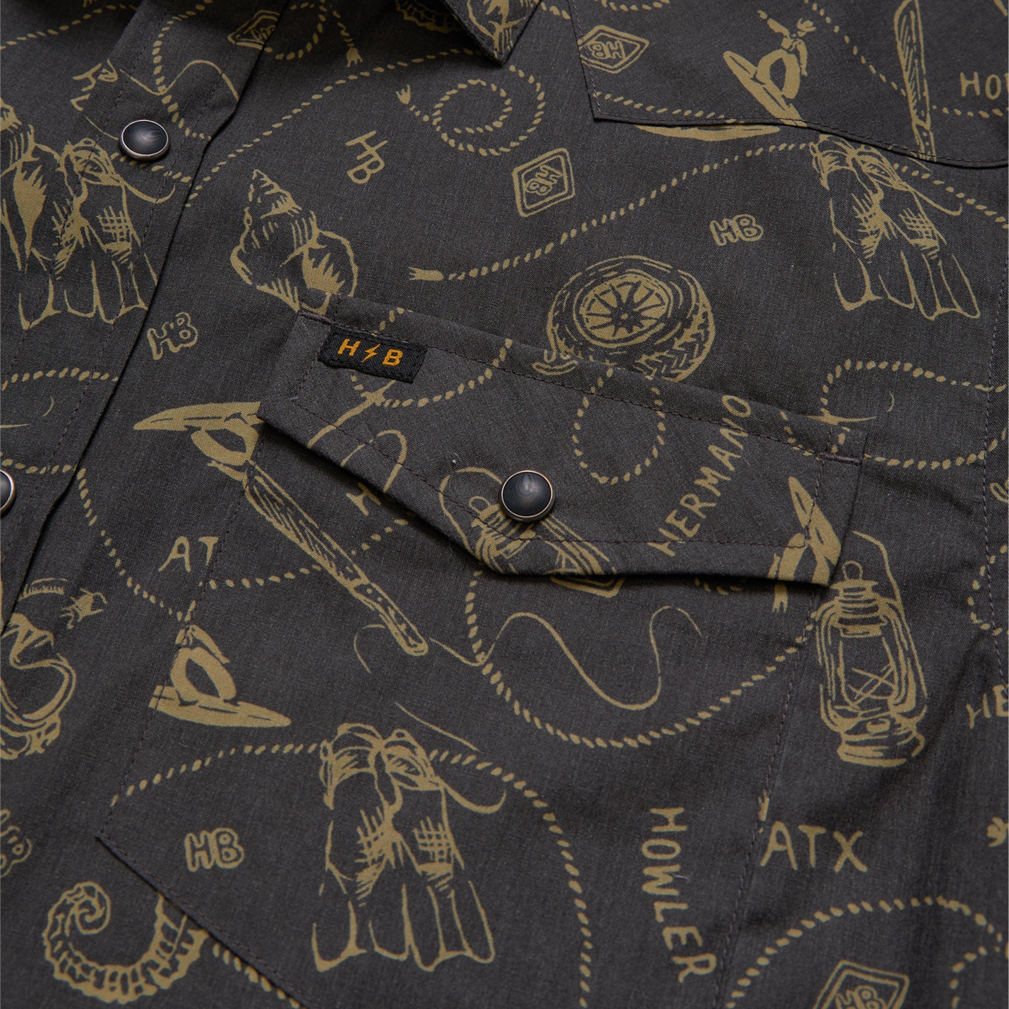 Sea Rodeo Antique Black - Snapshirt