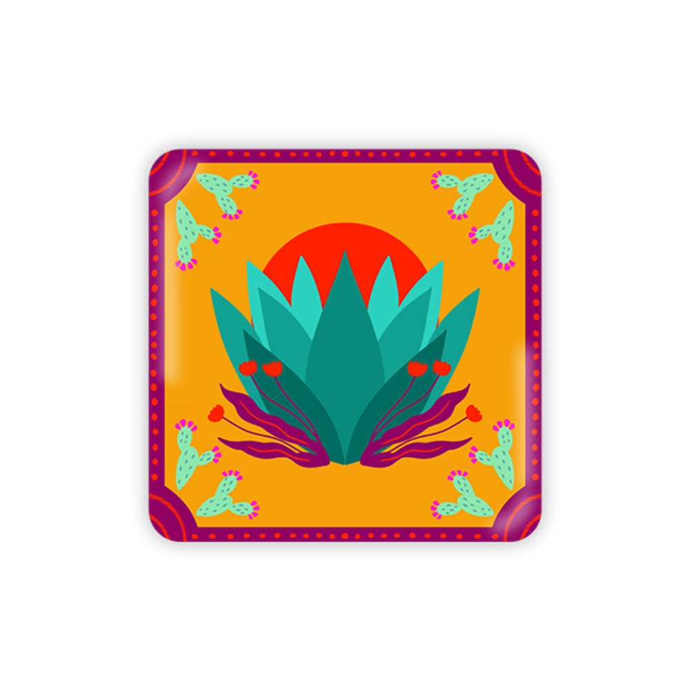 Agave Metal Magnet
