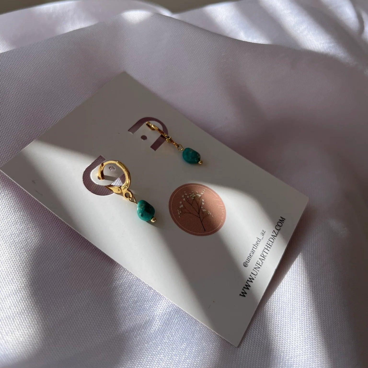 Campitos Turquoise Huggie Earrings