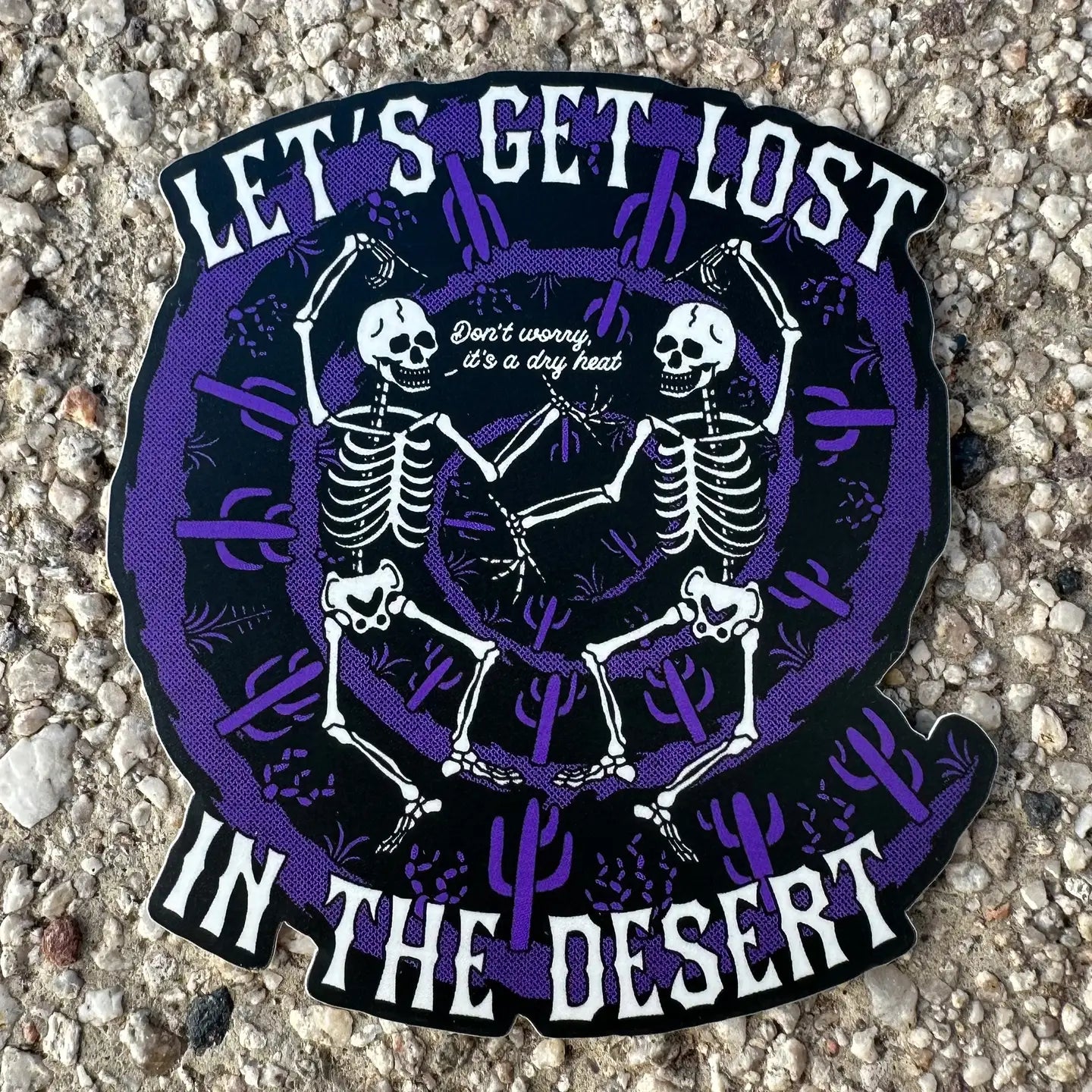 Get Lost In The Desert Sticker