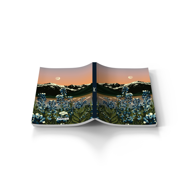 Lupines  Soft Touch Classic Layflat Notebook Journal