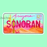 Sonoran License Plate Sticker