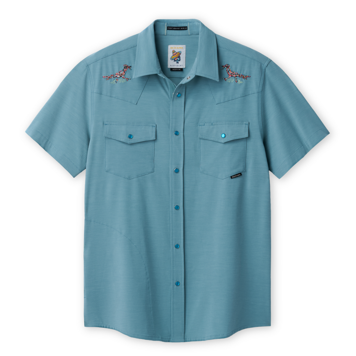 Road Runner Western Snap Button Up Shirt