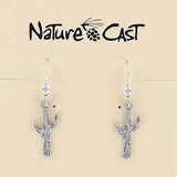 Silver Saguaro Dangle Earrings