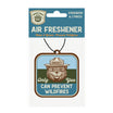 Smokey Bear Evergreen & Cyprus Air Freshener