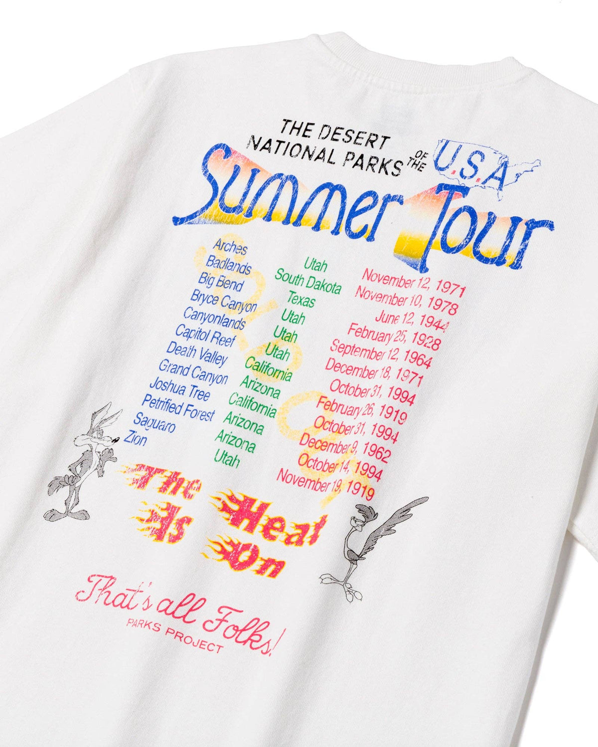 Looney Tunes x Parks Project Heavyweight Oversized Tour Tee