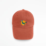 Embroidered Roadrunner Baseball Cap - Burnt Orange
