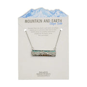 Mountain and Earth Mineral Slope Side Necklace