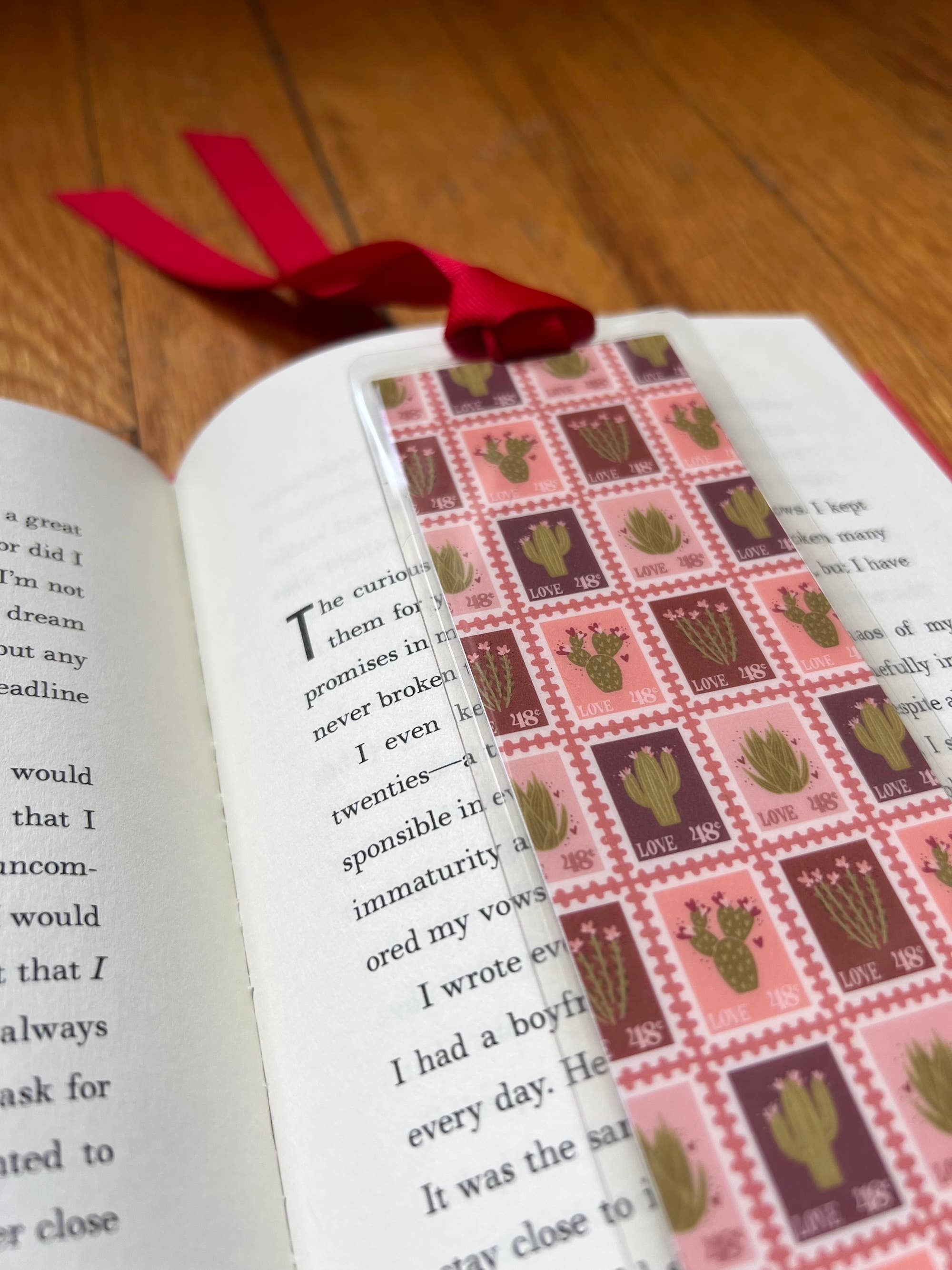 Cactus Stamps Bookmark