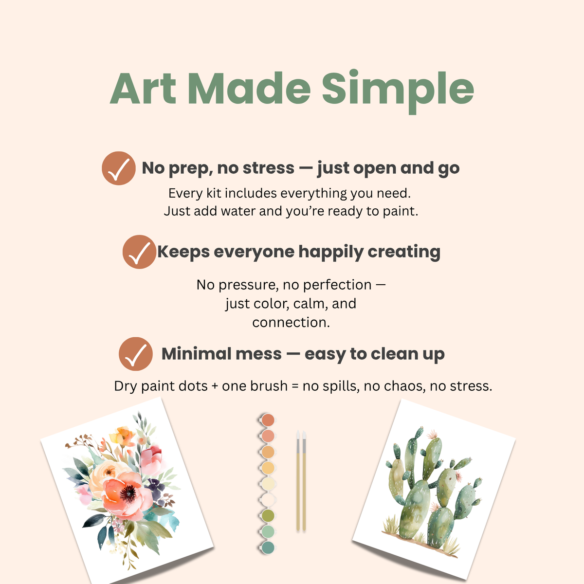 All-In-One Spring Bird Watercolor Paint Set
