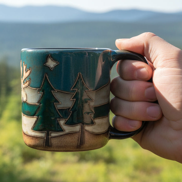 Elk Stoneware Mug