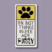 Best Things Paw Ceramic Magnet