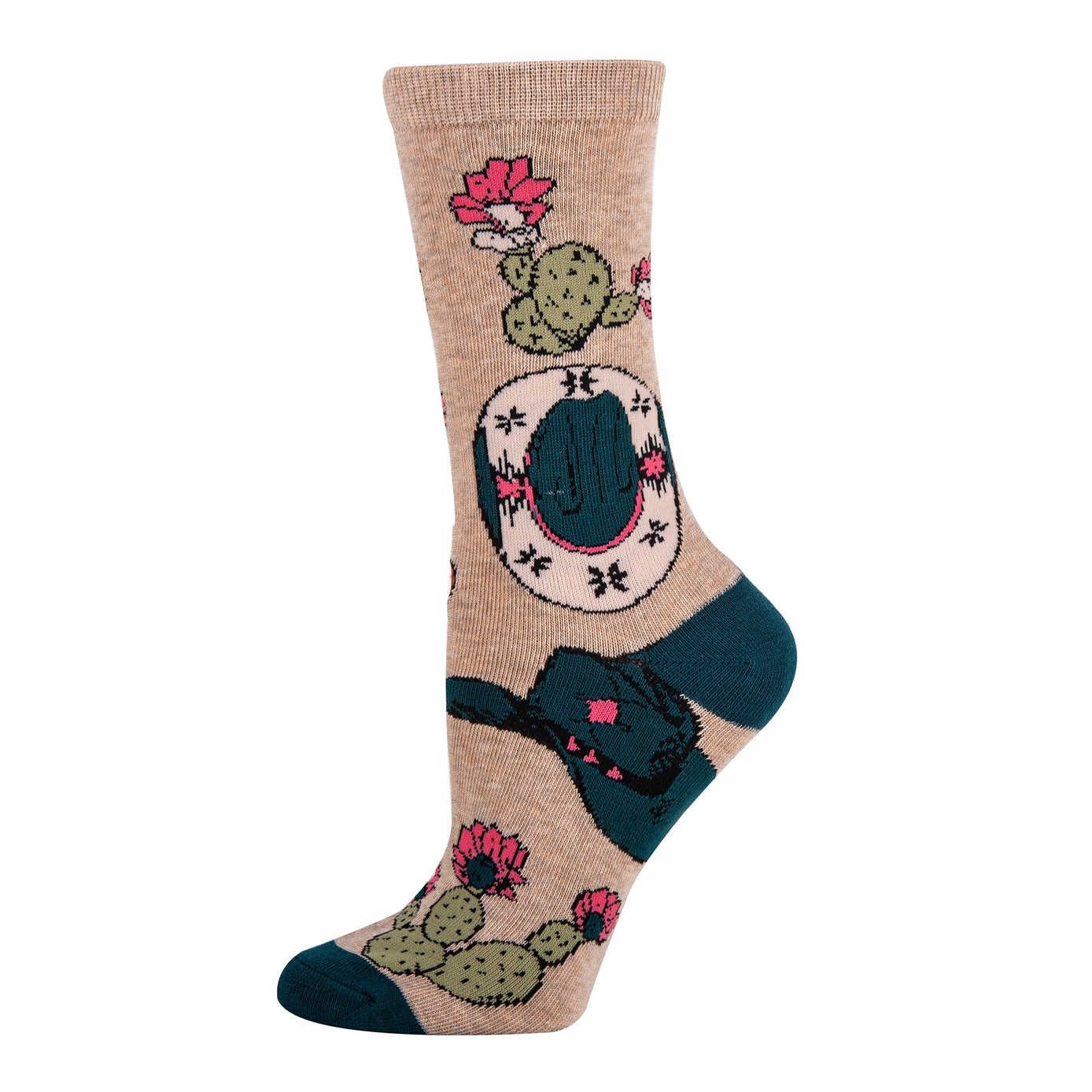 Sombrero Women's Premium Cotton Crew Socks
